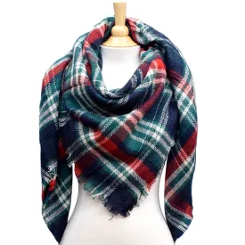 Plaid Blanket Scarf