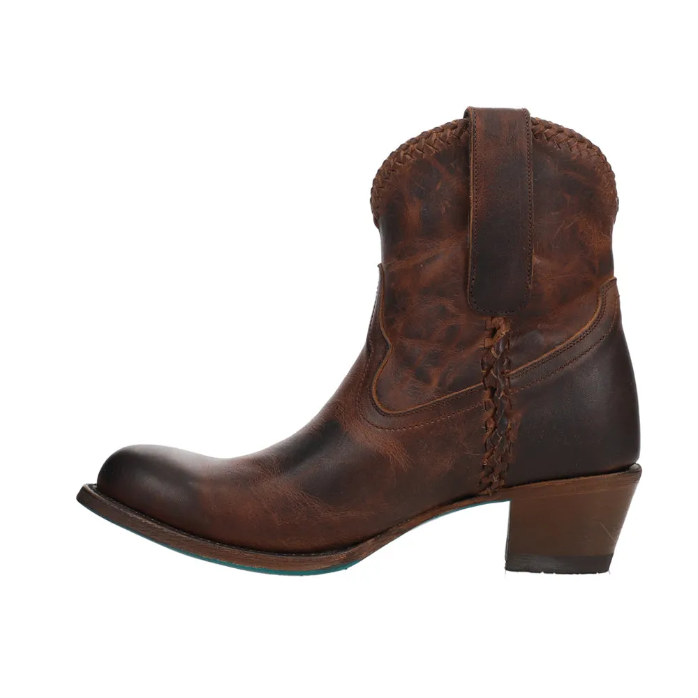 Plain Jane Round Toe Cowboy Booties