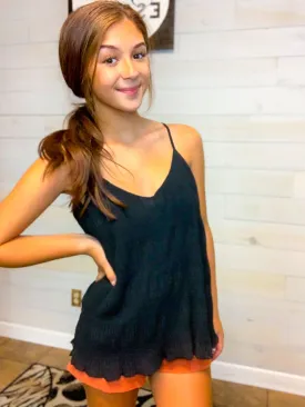 Pleated Tank Tops