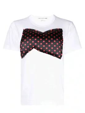 Polyester Satin Polka Dot Tee