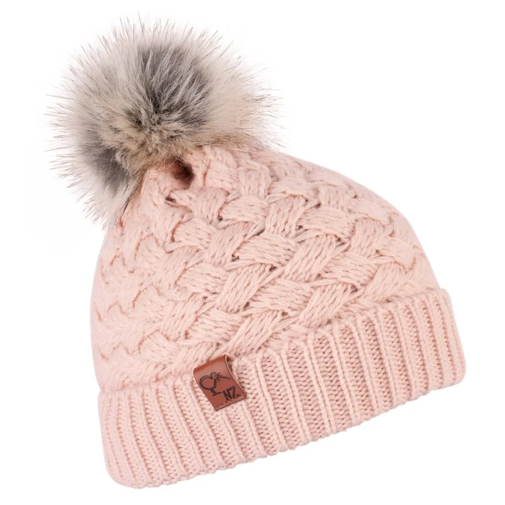 Pom Pom Beanie-Pink