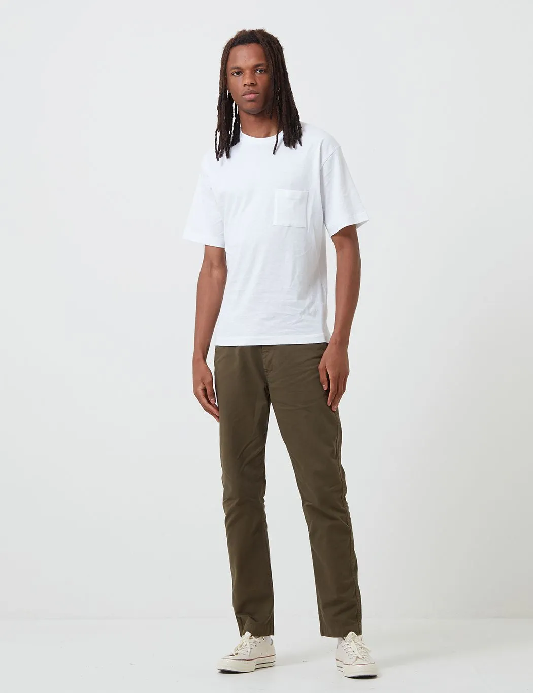 Portuguese Flannel Labura Trousers - Olive Green