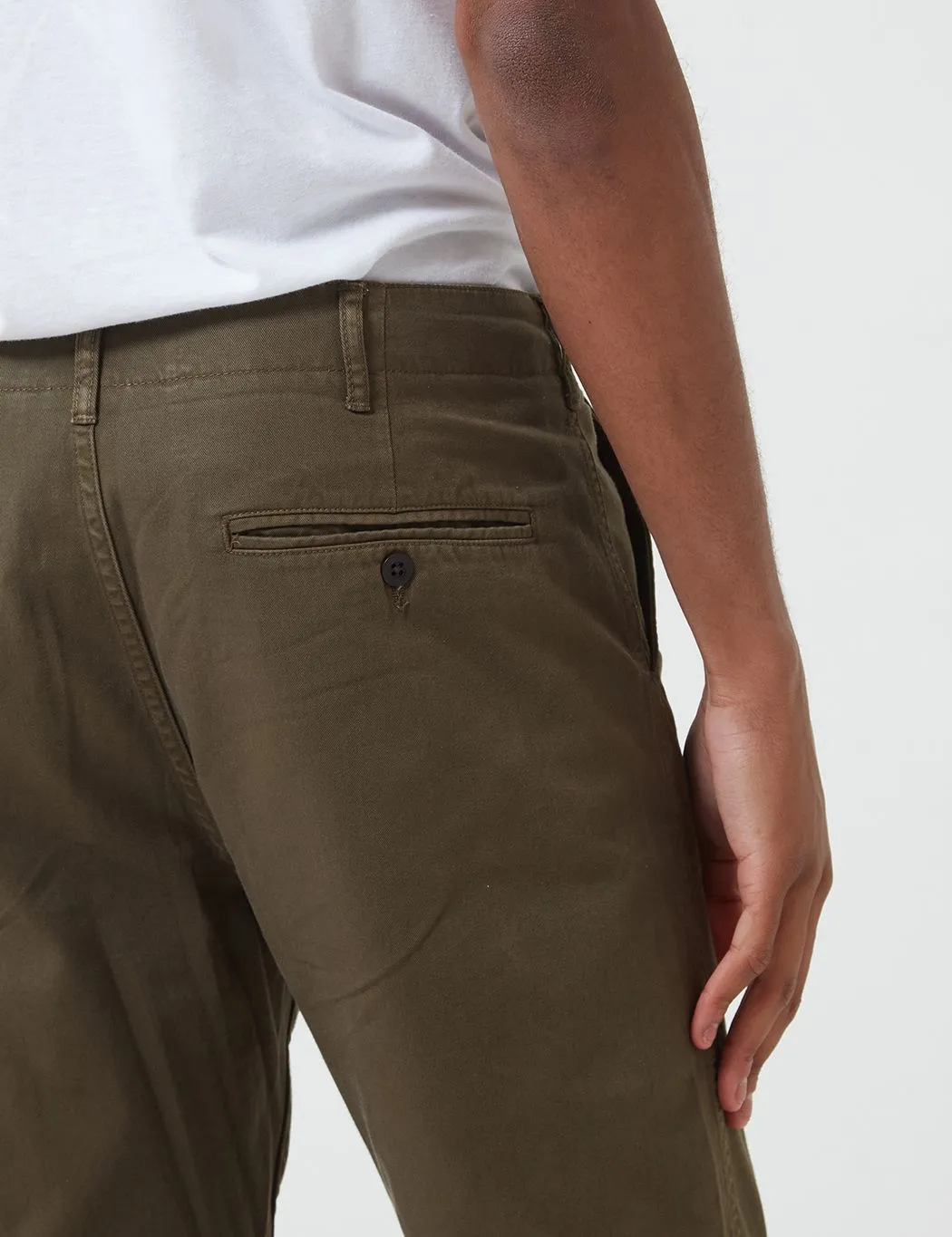 Portuguese Flannel Labura Trousers - Olive Green