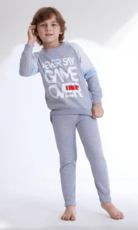 Possible Kids Pajama ( Game Over) - Grey