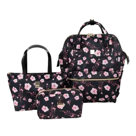 Posy 3Pc Casual Bag (Backpack, Tote & Pouch) - Final Sale