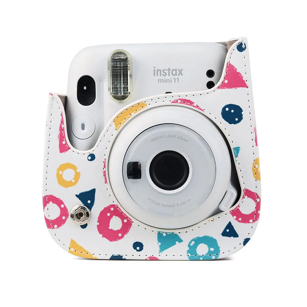 PU Leather Painted Protective Cover for Fujifilm Instax Mini11/9/8 Camera Bag