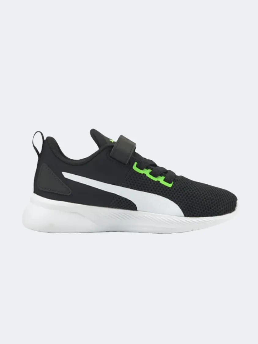 Puma Flyer Runner V Ps-Boys Running Shoes Green/Black/White