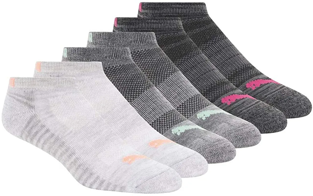 PUMA Women's 6 Pack Runner Socks