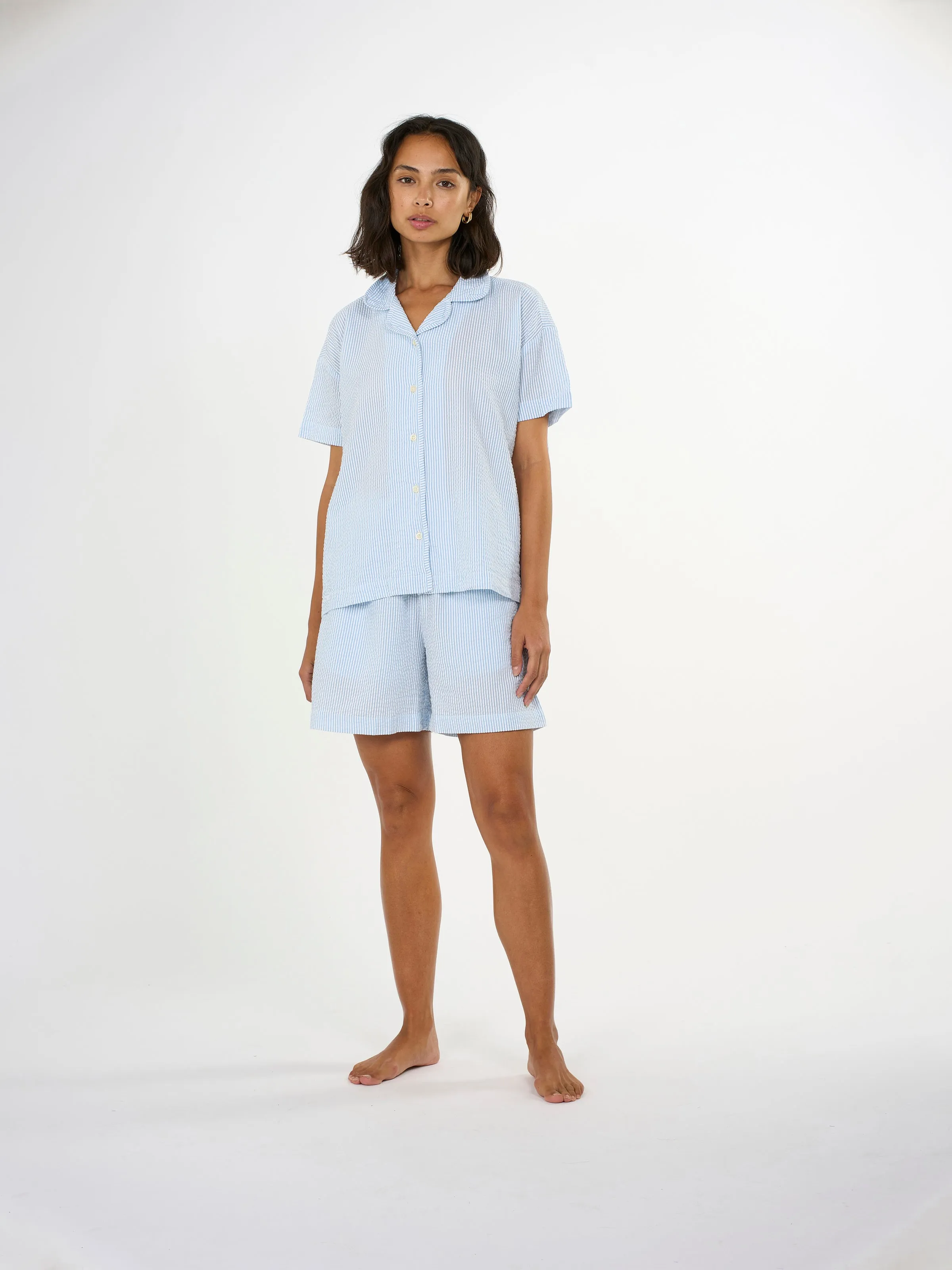 Pyjama set short - Blue Fog