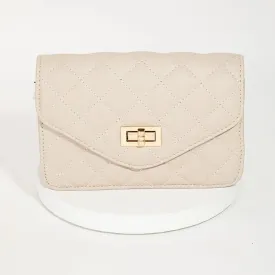 Quilted Envelope Crossbody Bag