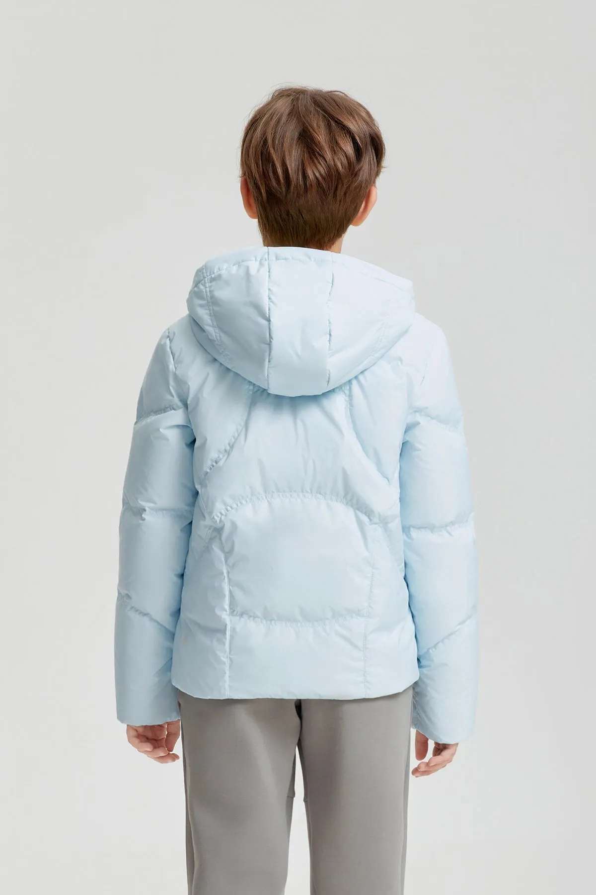 Quilted Hooded Down Jacket