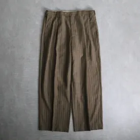 "STACY ADAMS" stripe design 2 tack wide slacks