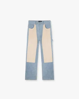 R3C-V2 Colour Block Carpenter Denim - Blue