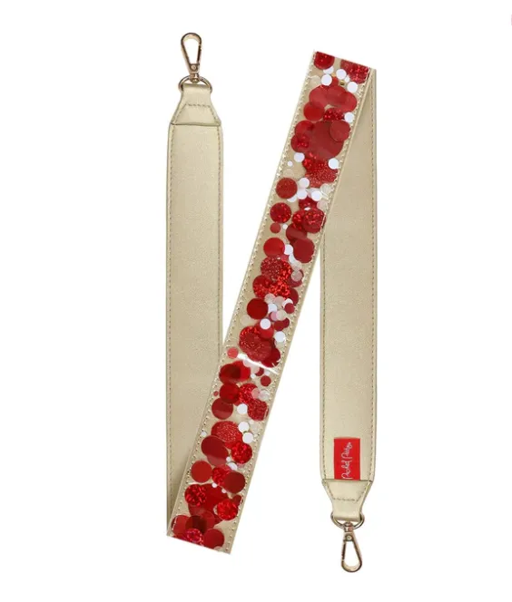 Rally Red Confetti Purse Strap