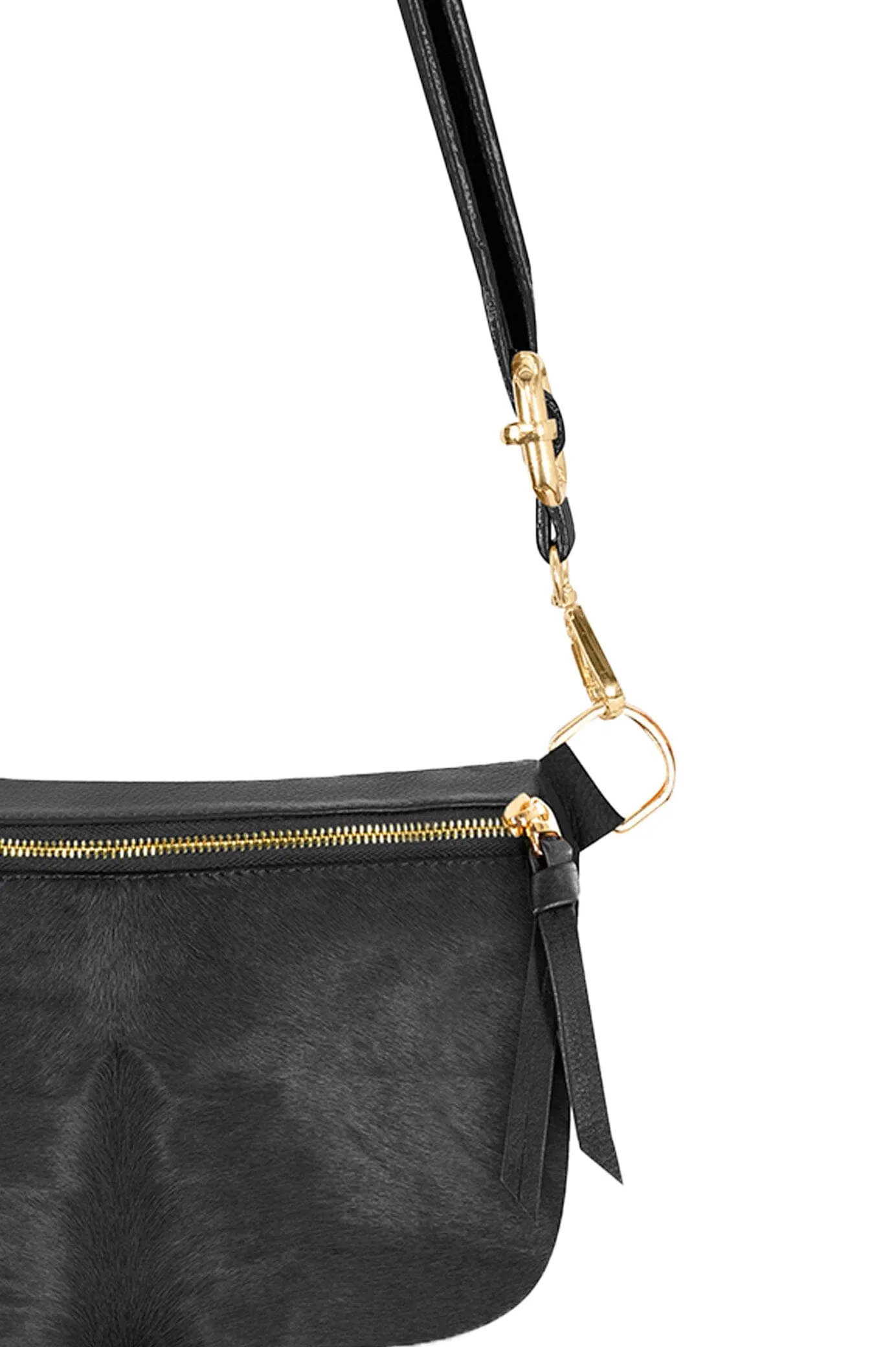 Ramona Small Leather Handbag Black Cowhide