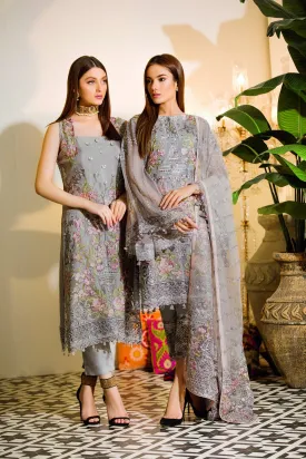 Ramsha Chevron Chiffon Collection 2019 – A-110