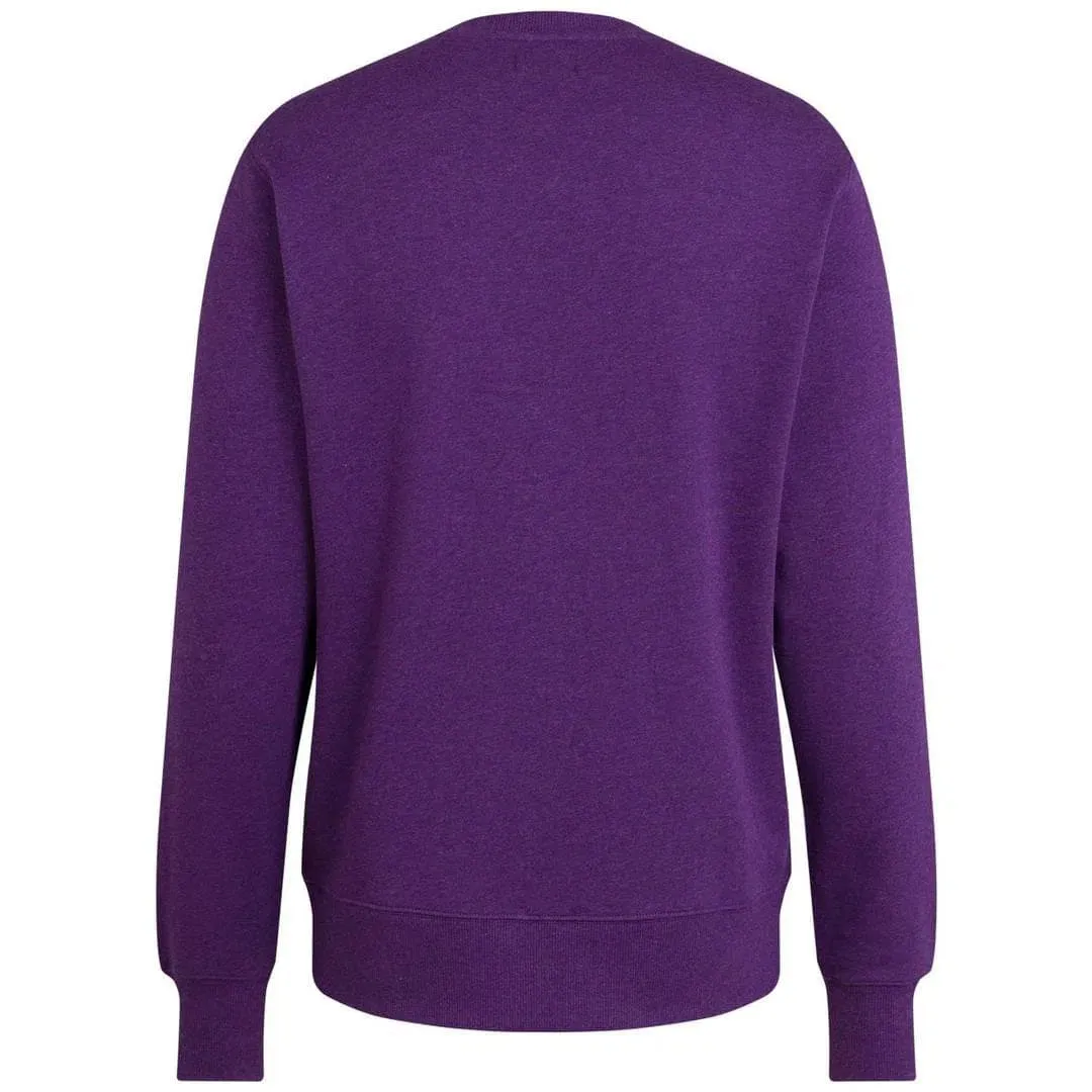 RAPHA Logo Sweatshirt - BMF Purple Marl/Teal