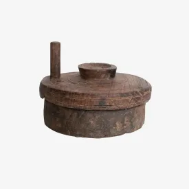 Reclaimed Wood Decorative Spice Grinder