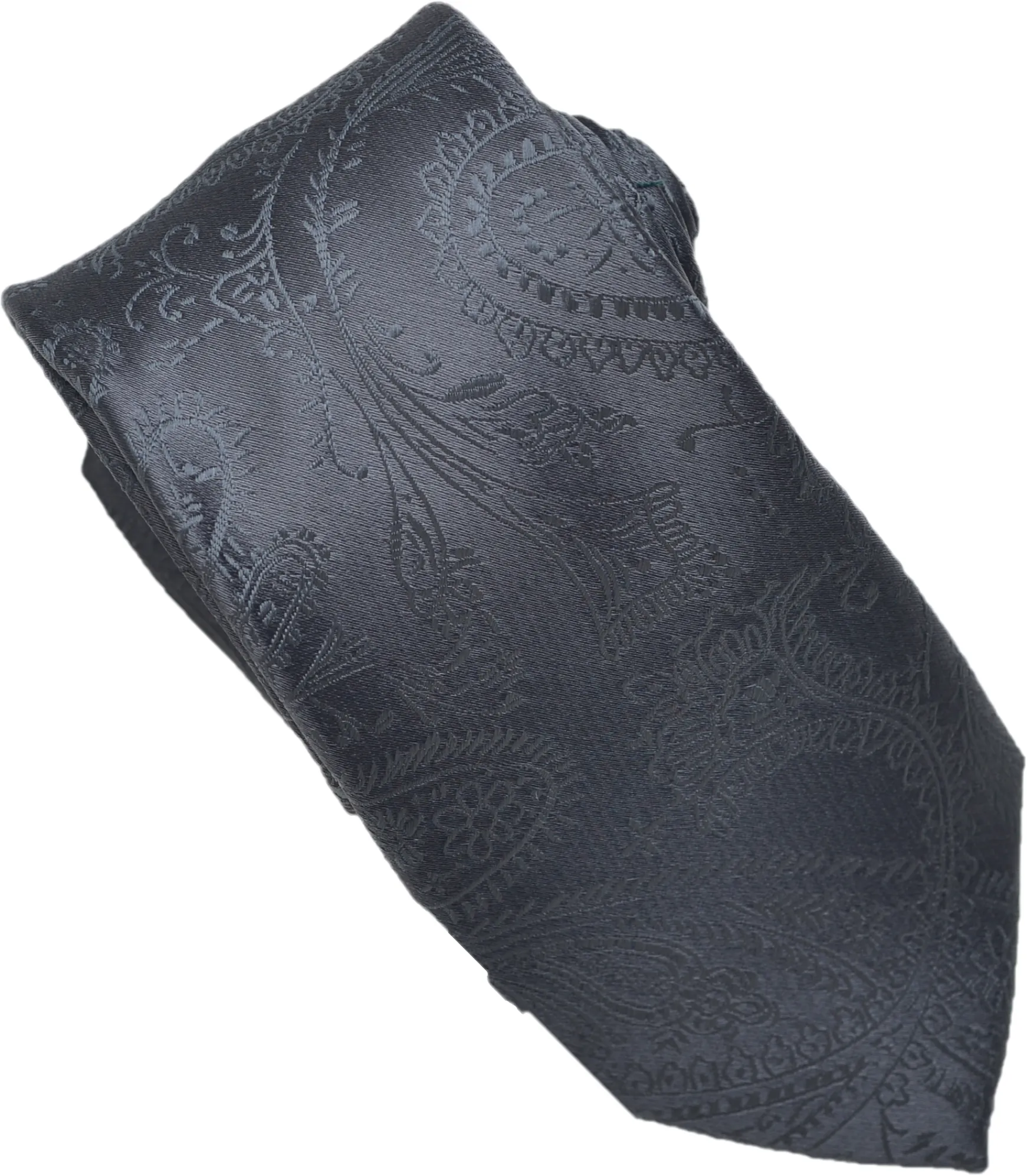 Red Paisley Tone on Tone Necktie