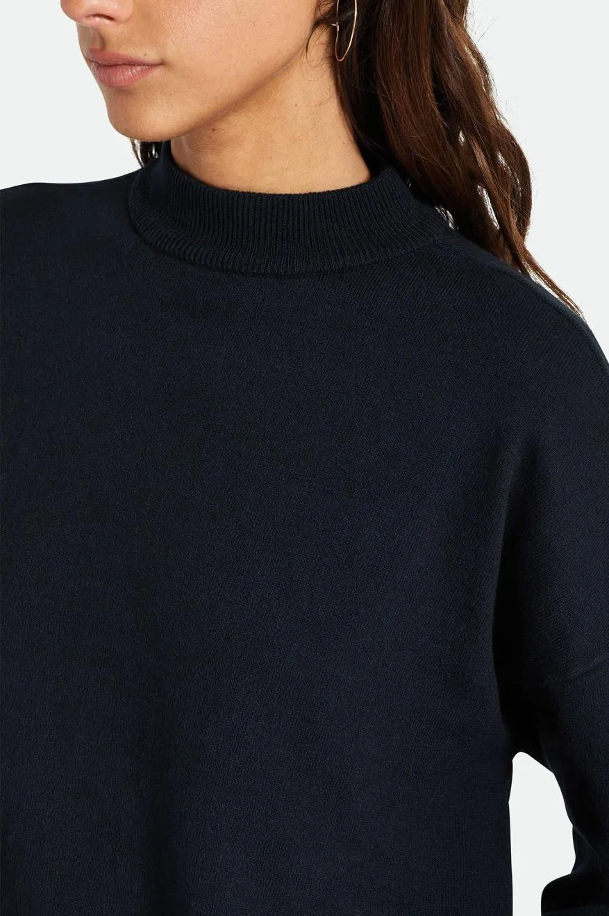 Reserve Women's Oversized Cashmere Sweater - Black