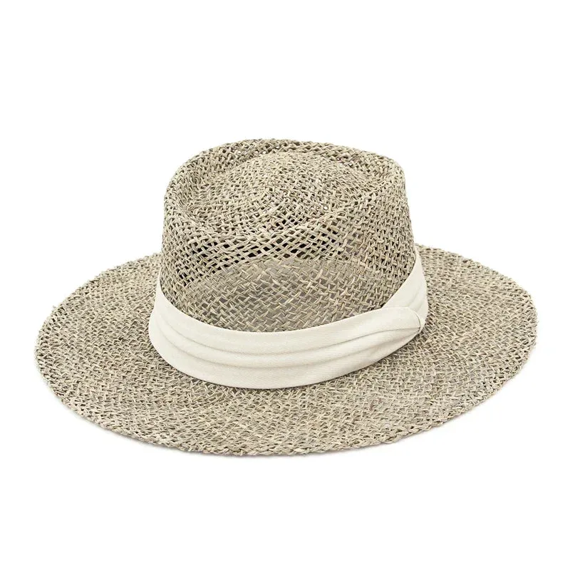 Retro Fashion Straw Capeline Hat