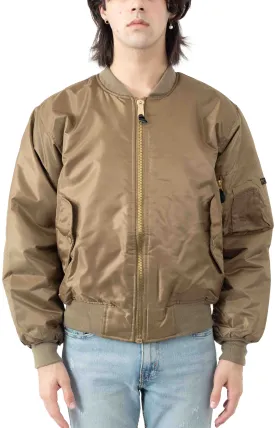 Reversible Coyote MA-1 Flight Jacket with Rescue Orange Lining