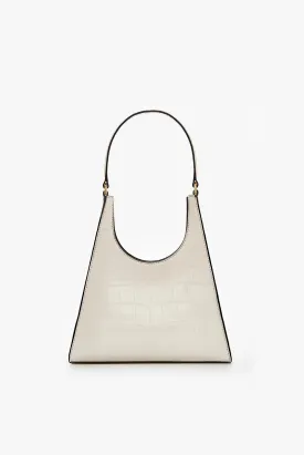 REY BAG | CREAM CROC EMBOSSED