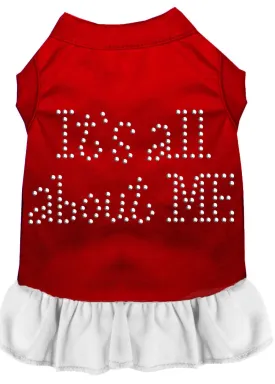 Rhinestone All About Me Dress Red With White Xxxl (20)