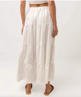 Rhythm-Villa Tiered Maxi Skirt