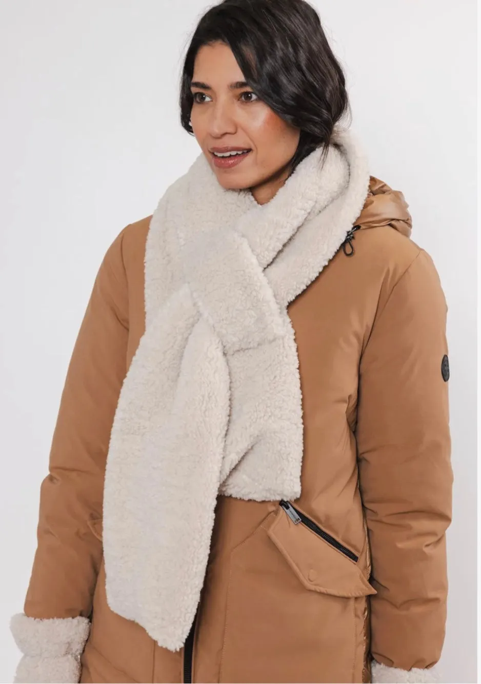 Rino and Pelle Birch Asho Teddy Scarf