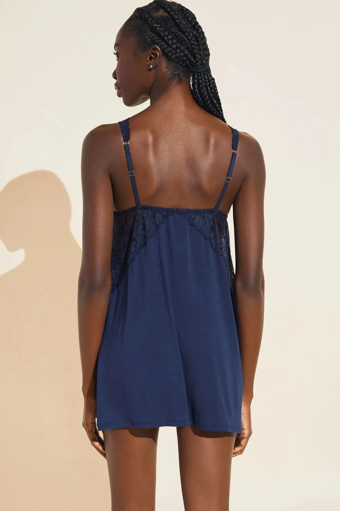 ROSALIA Chemise in Navy