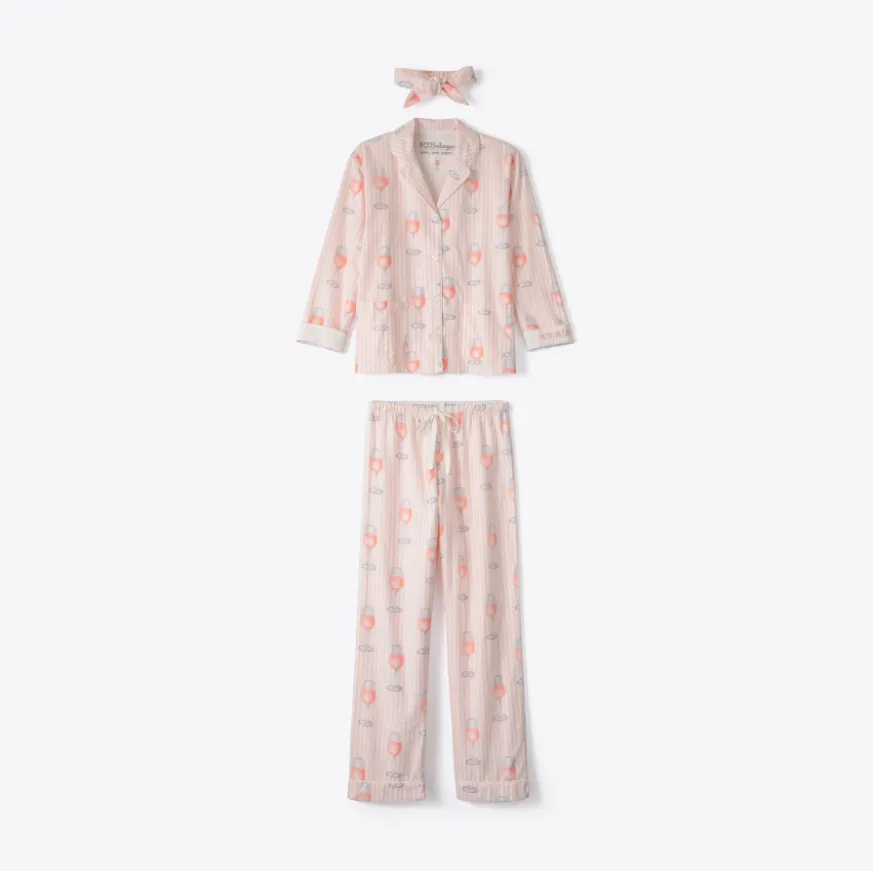 Rose All Day Flannel PJ Set