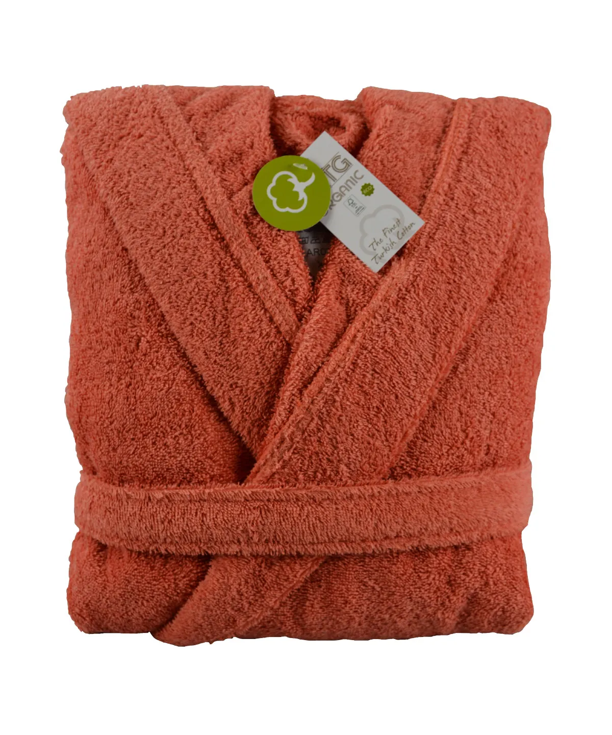 Rose - ARTG® organic bathrobe with hood