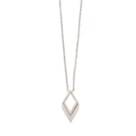 Rose Gold Diamond Shape Necklace