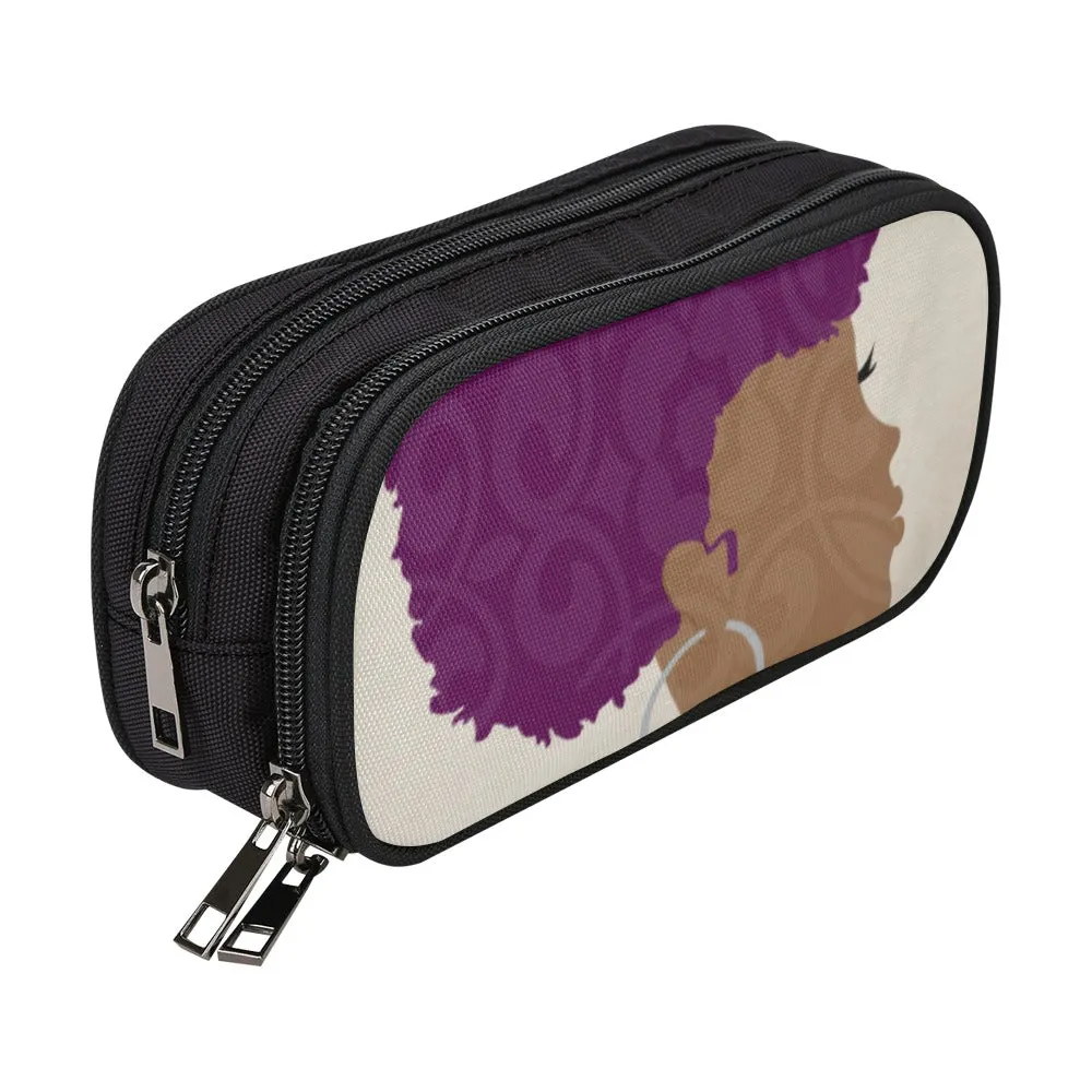 Royal Curls Cosmetic/Toiletry/Pencil Bag