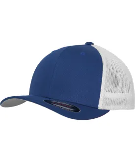 Royal/White - Flexfit trucker mesh 2-tone (6511T)