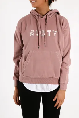 Rusty Essentials Hooded Fleece Lilac Dusk