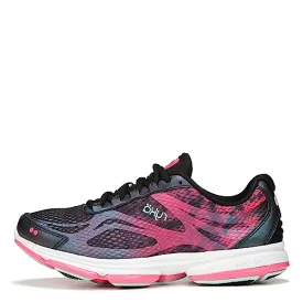 Ryka Women's Devotion Plus 2 Walking Shoe, Black Pink, 8 M, US