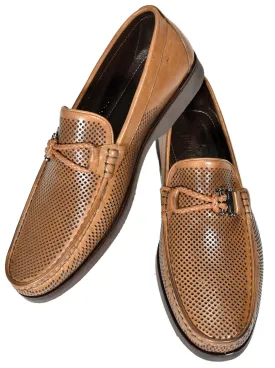 S002 Marcello Perforated Leather Shoes