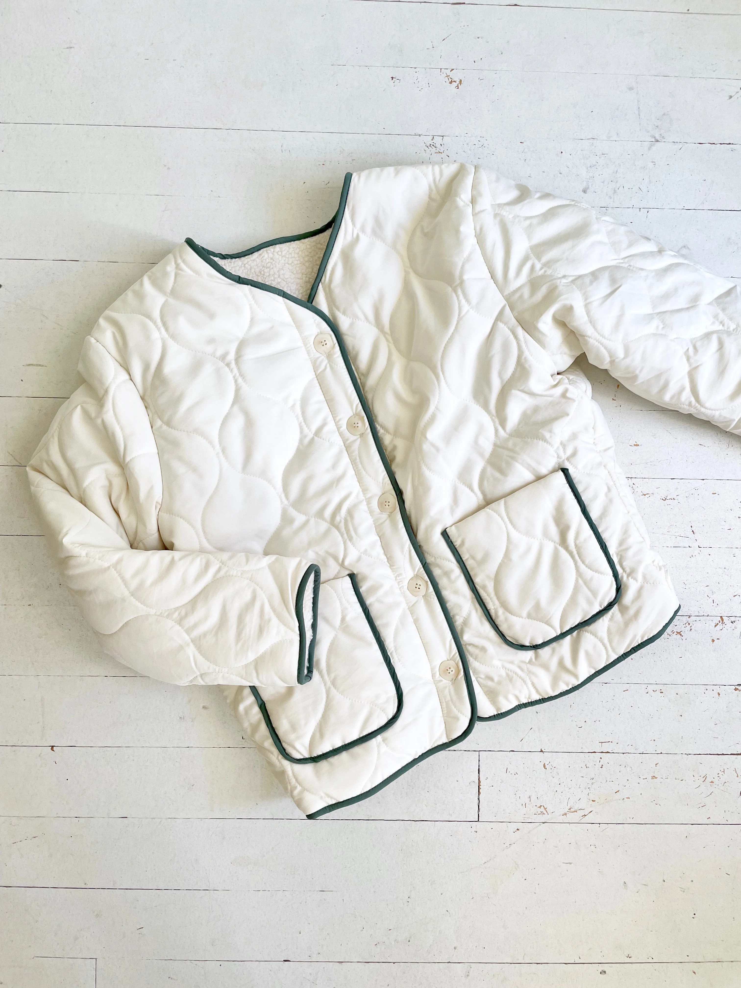 SALE | Quilted Cloud Reversible Coat