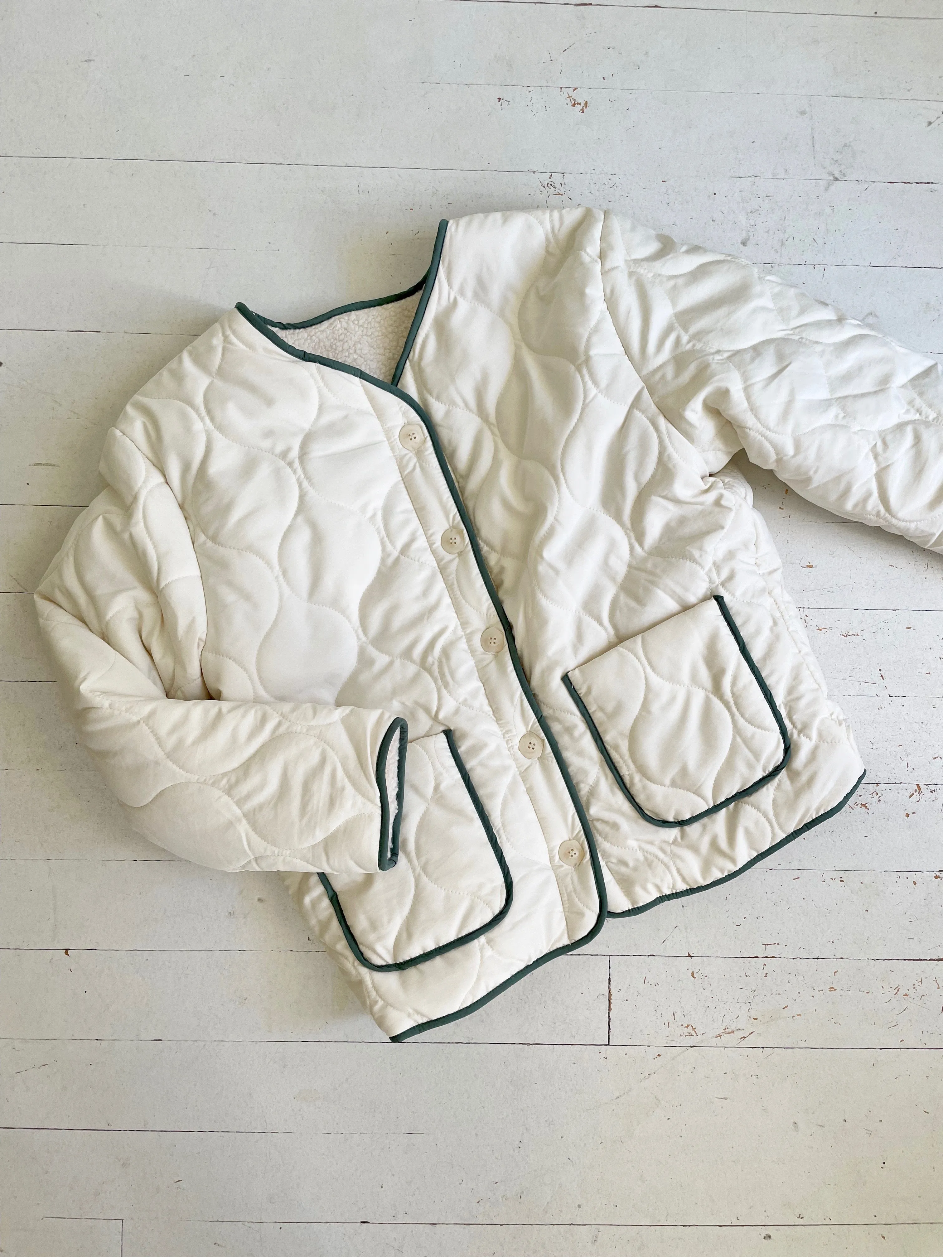 SALE | Quilted Cloud Reversible Coat