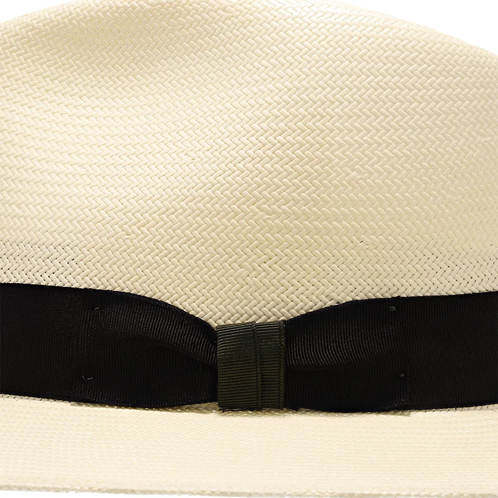 Santa Monica - Stetson Natural Wide Brim Shantung Straw Fedora Hat