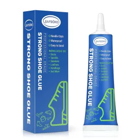 Sapbond Shoe Glue | Slow Dry Sole Repair Adhesive |Professional Grade Strong Waterproof Clear Repair Glue