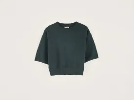 Sare short-sleeve sweater (242 / G / BOTTLE)