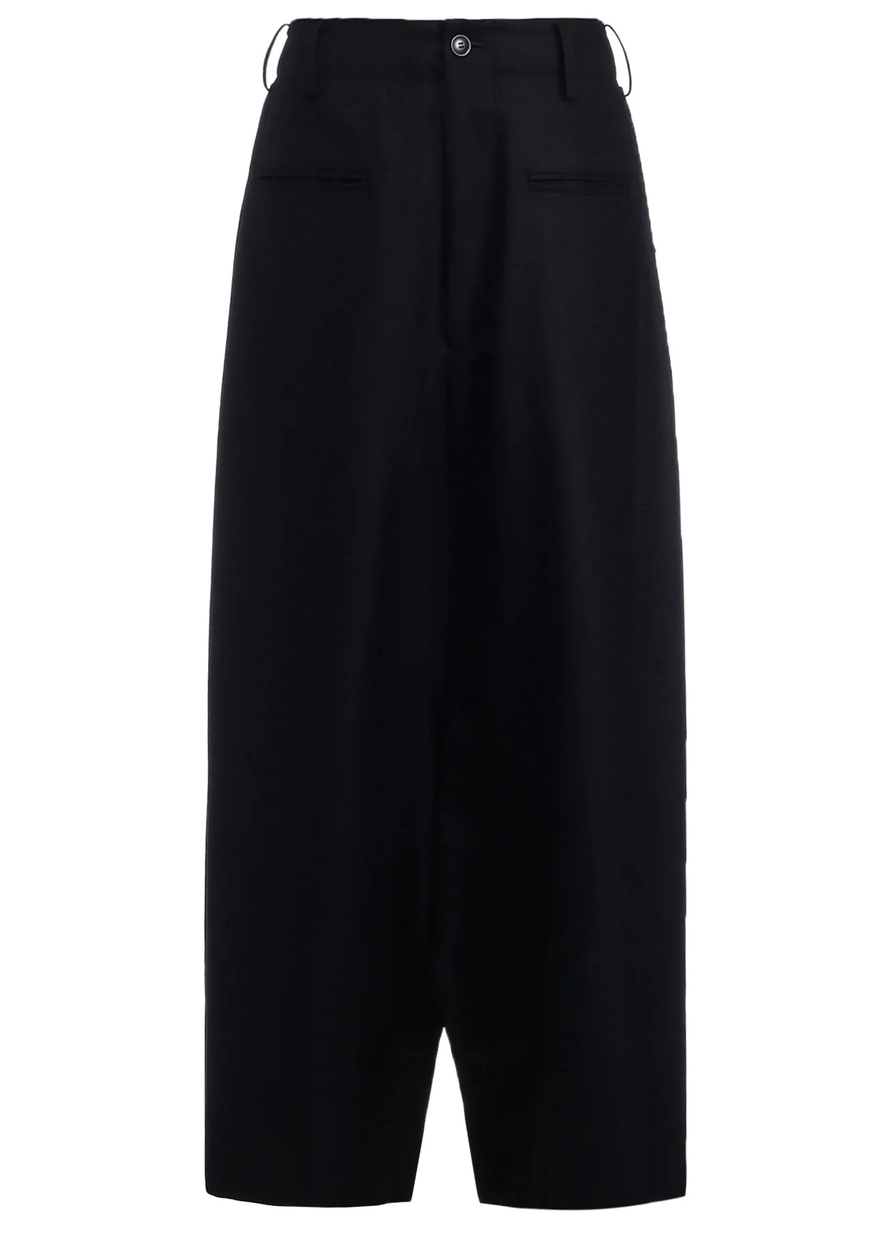 SAXONY R-BACKSIDE FLARE WIDE PANTS