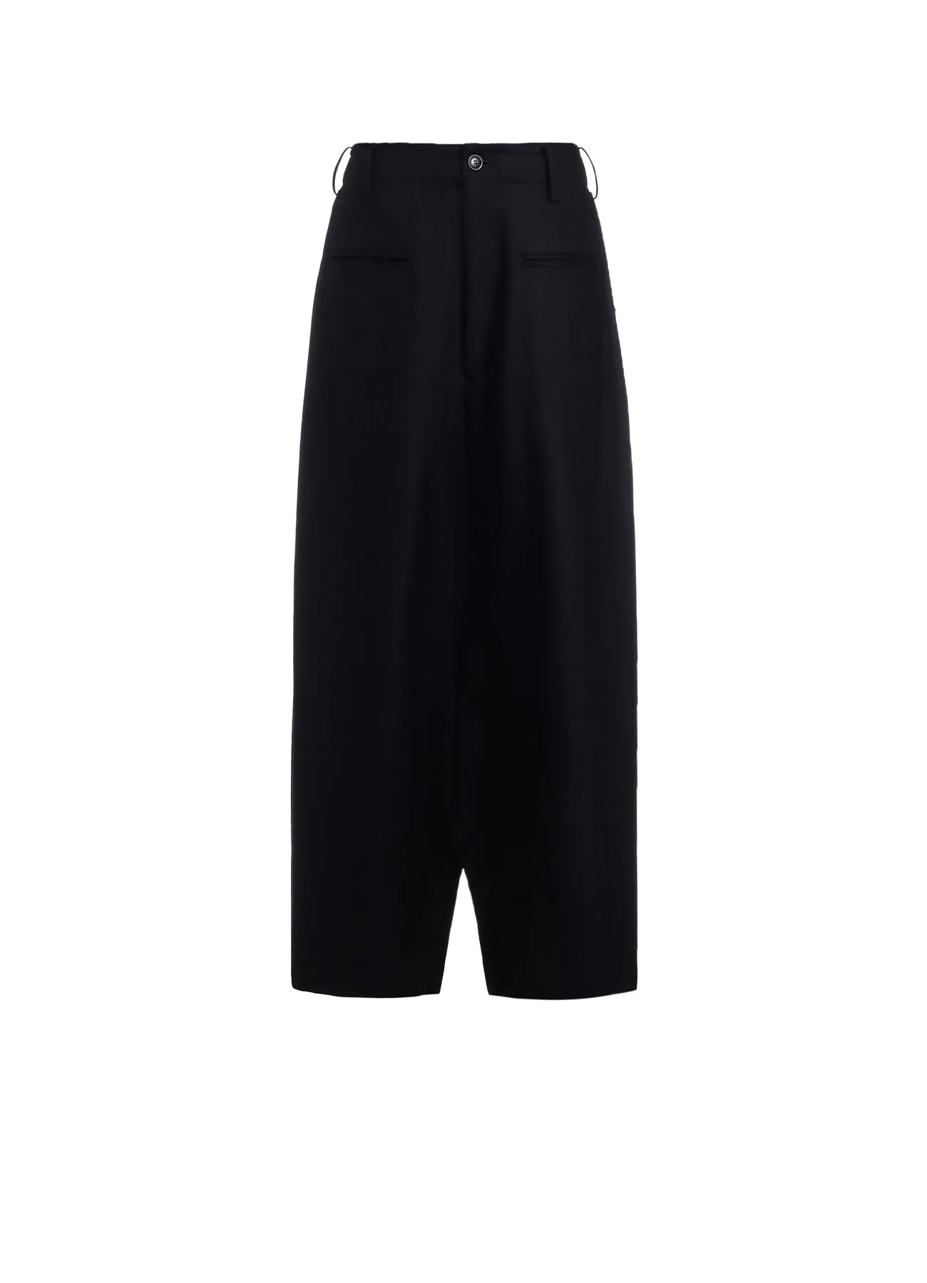 SAXONY R-BACKSIDE FLARE WIDE PANTS