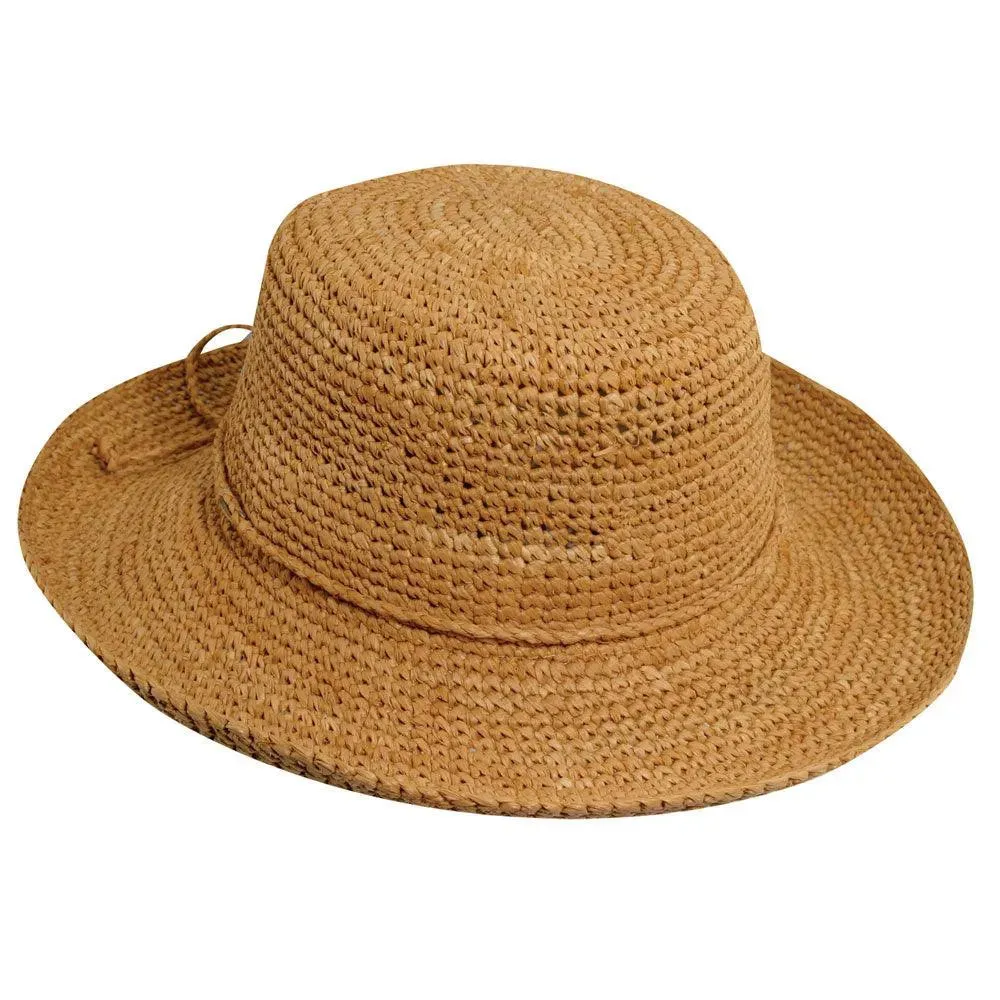 Scala Beaufort- Crocheted Straw Sun Hat