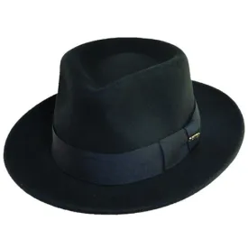 Scala Bristol Crushable Wool Felt Fedora Hat