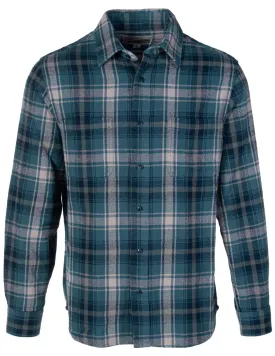 Schott NYC Cadet Plaid Cotton Flannel Shirt