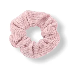 Scrunchie haarelastiek corduroy roze